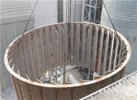 TRM选粉机静叶片总成拆装